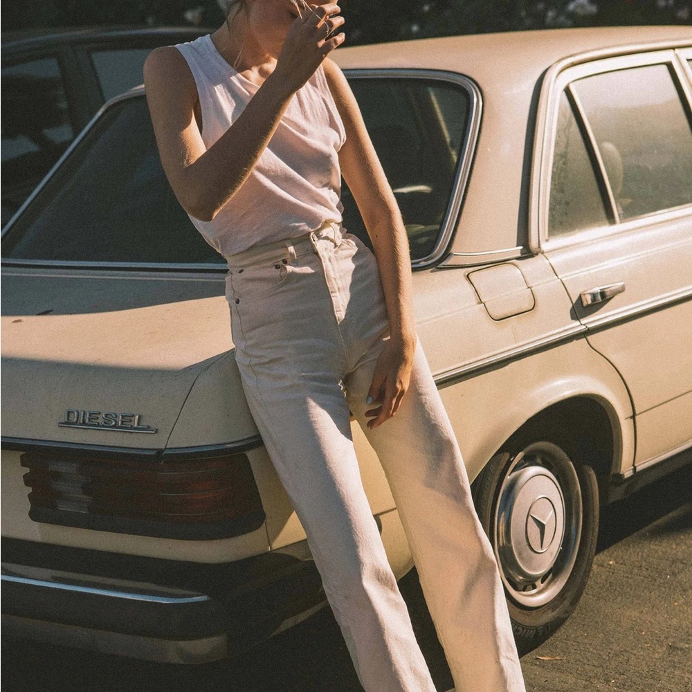 NWOT White Catherine Jeans